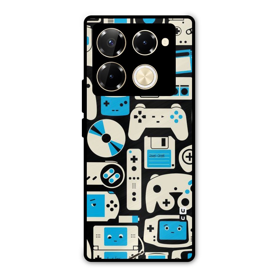 Gamers Metal Back Case for Infinix Note 40 Pro
