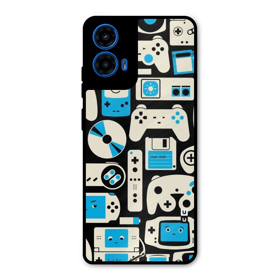 Gamers Metal Back Case for Moto G45