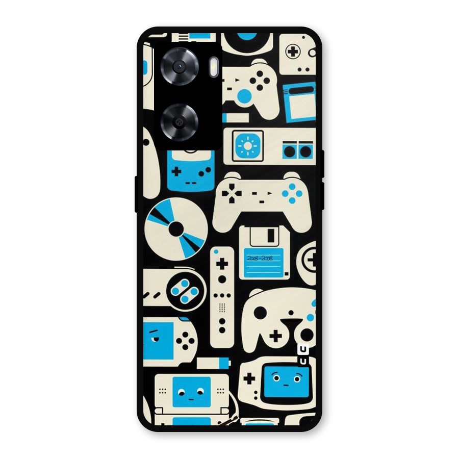 Gamers Metal Back Case for Oppo A57 2022
