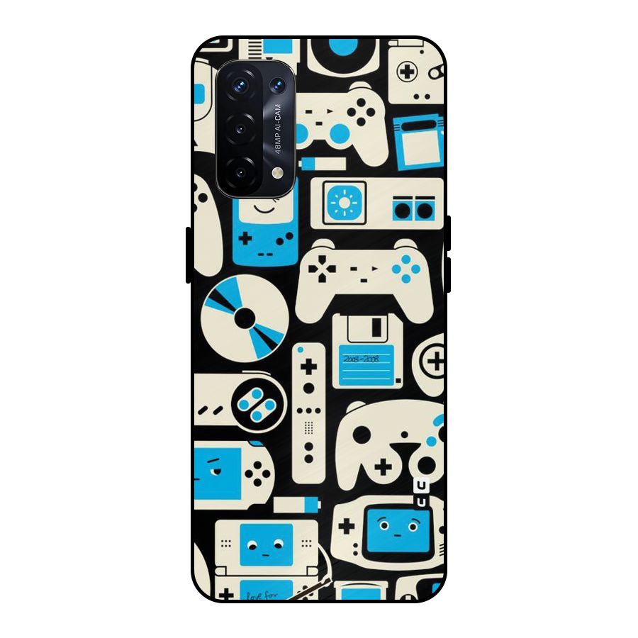 Gamers Metal Back Case for Oppo A74 5G