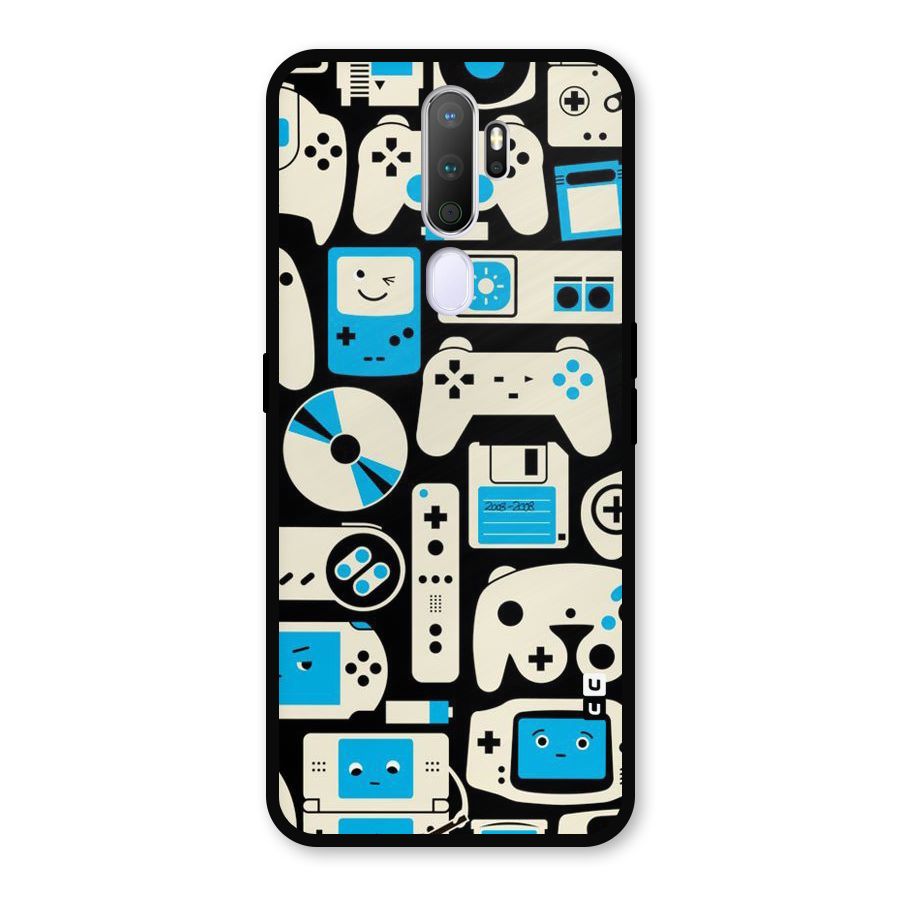 Gamers Metal Back Case for Oppo A9 (2020)