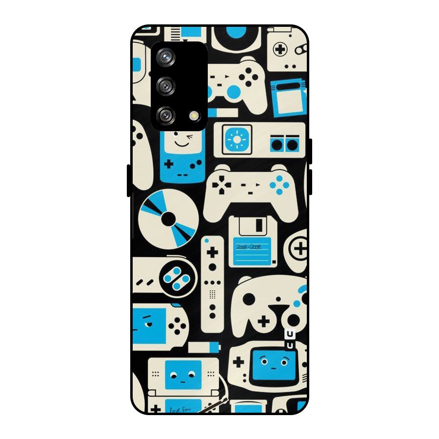 Gamers Metal Back Case for Oppo F19