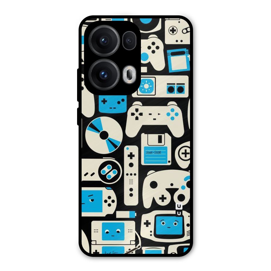 Gamers Metal Back Case for Oppo Reno13 Pro