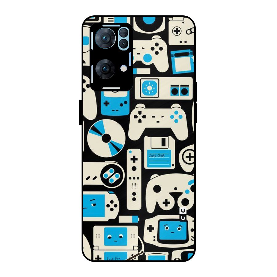 Gamers Metal Back Case for Oppo Reno7 Pro 5G