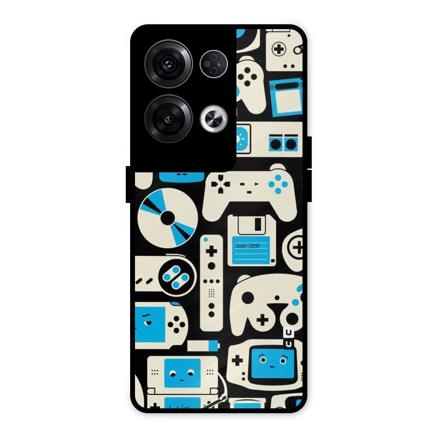 Gamers Metal Back Case for Oppo Reno8 Pro 5G