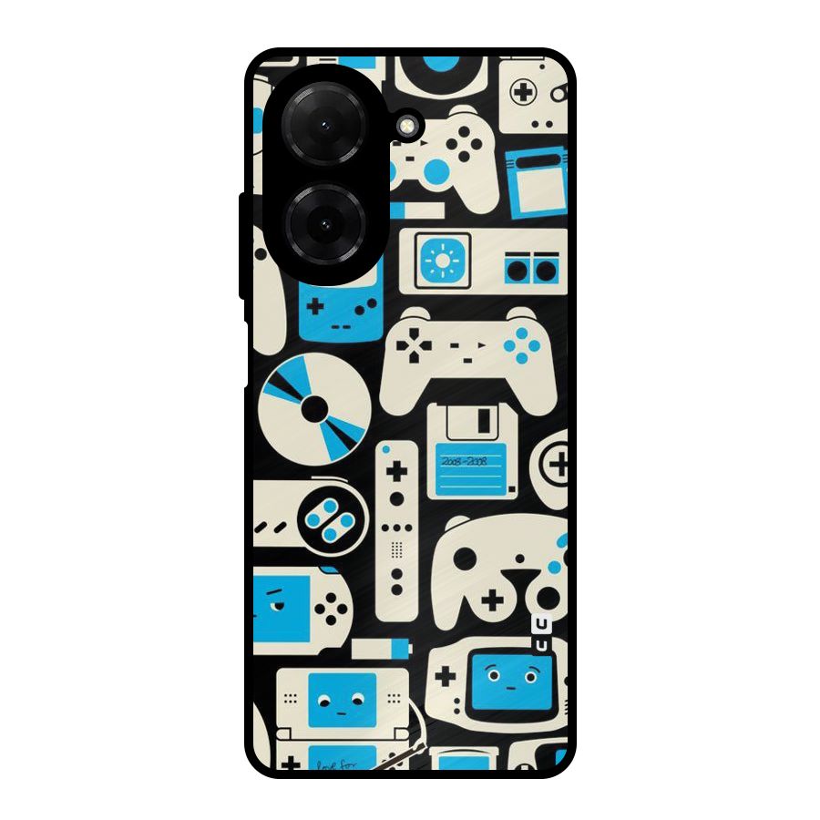Gamers Metal Back Case for Poco C71