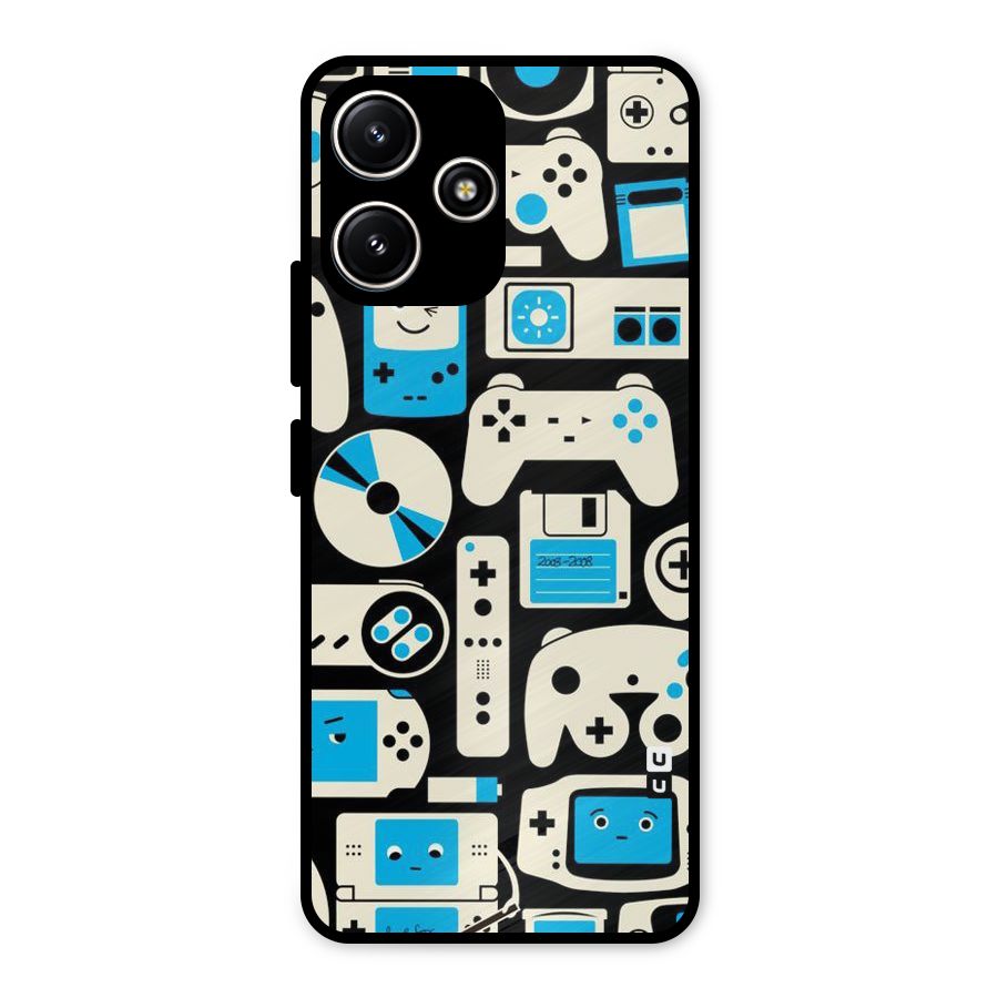 Gamers Metal Back Case for Poco M6 Pro