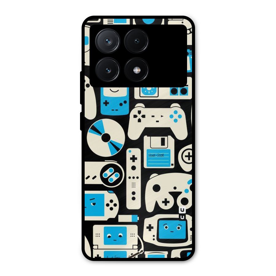 Gamers Metal Back Case for Poco X6 Pro
