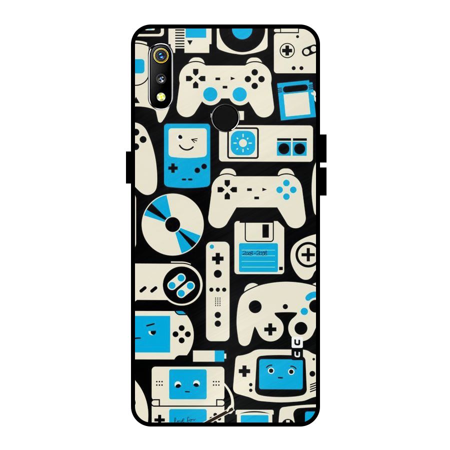 Gamers Metal Back Case for Realme 3i