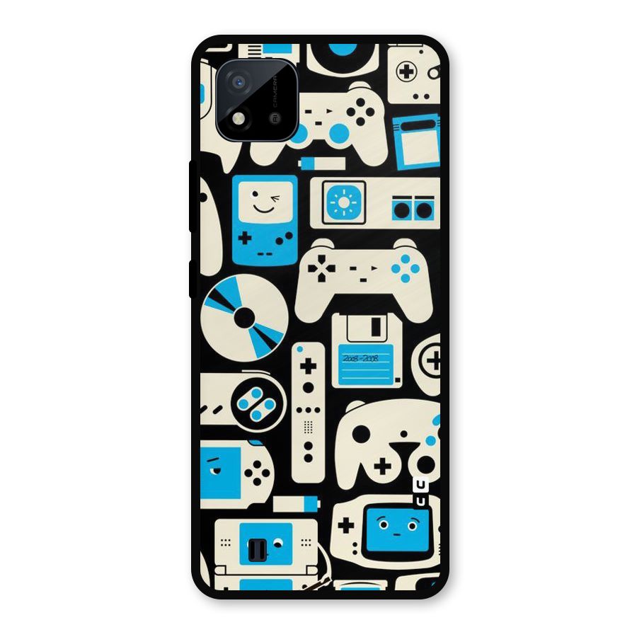 Gamers Metal Back Case for Realme C11 2021