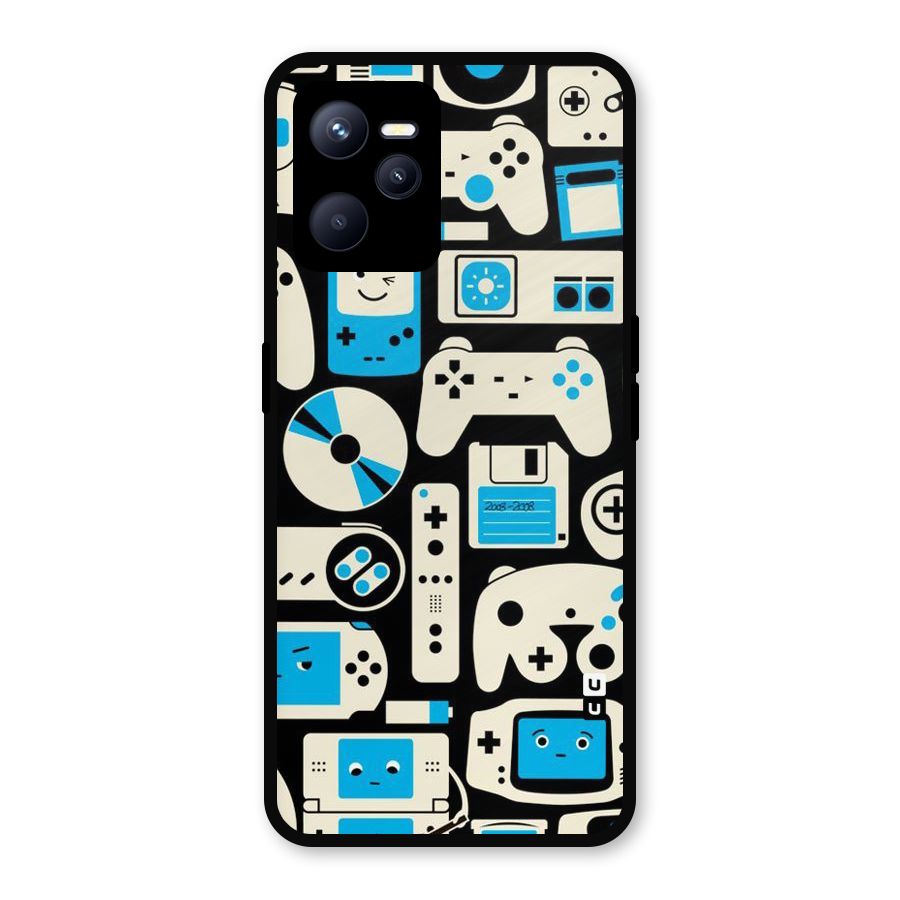 Gamers Metal Back Case for Realme C35