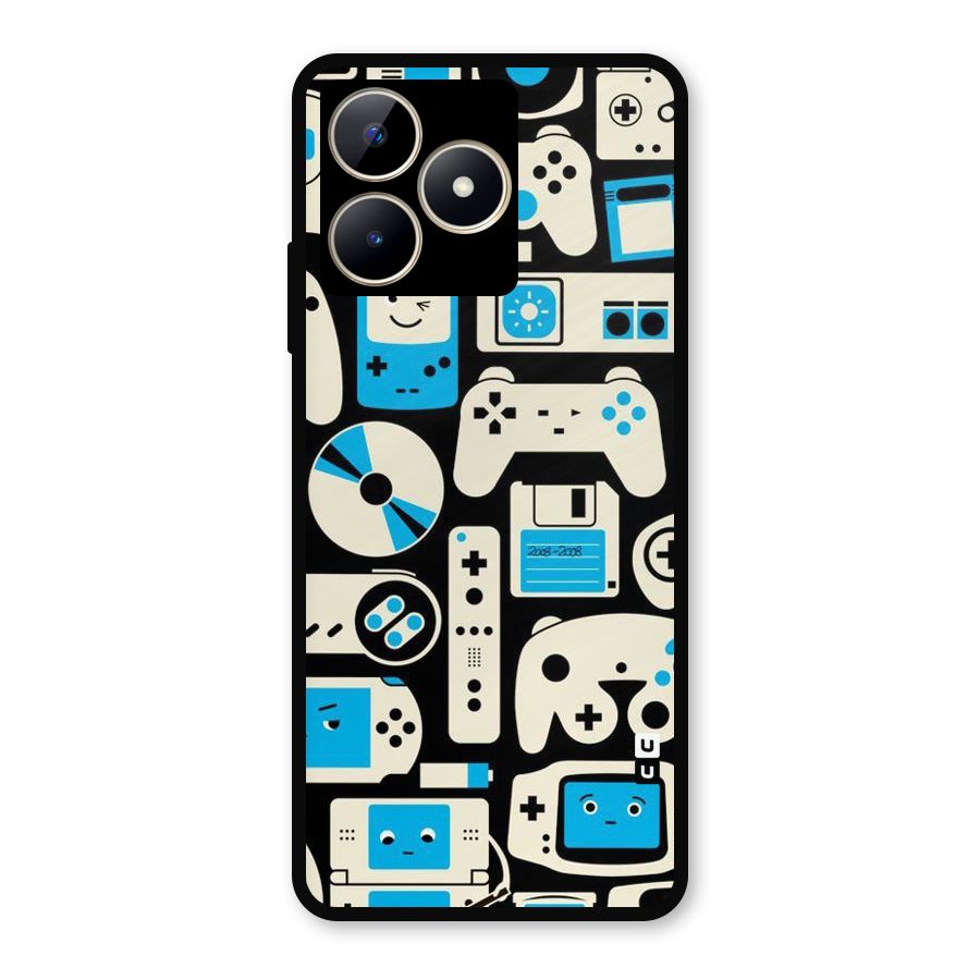 Gamers Metal Back Case for Realme C53