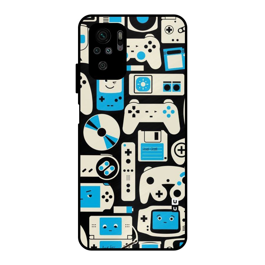 Gamers Metal Back Case for Redmi Note 10S