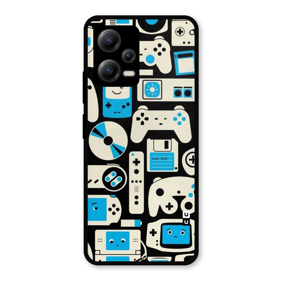 Gamers Metal Back Case for Redmi Note 12 5G