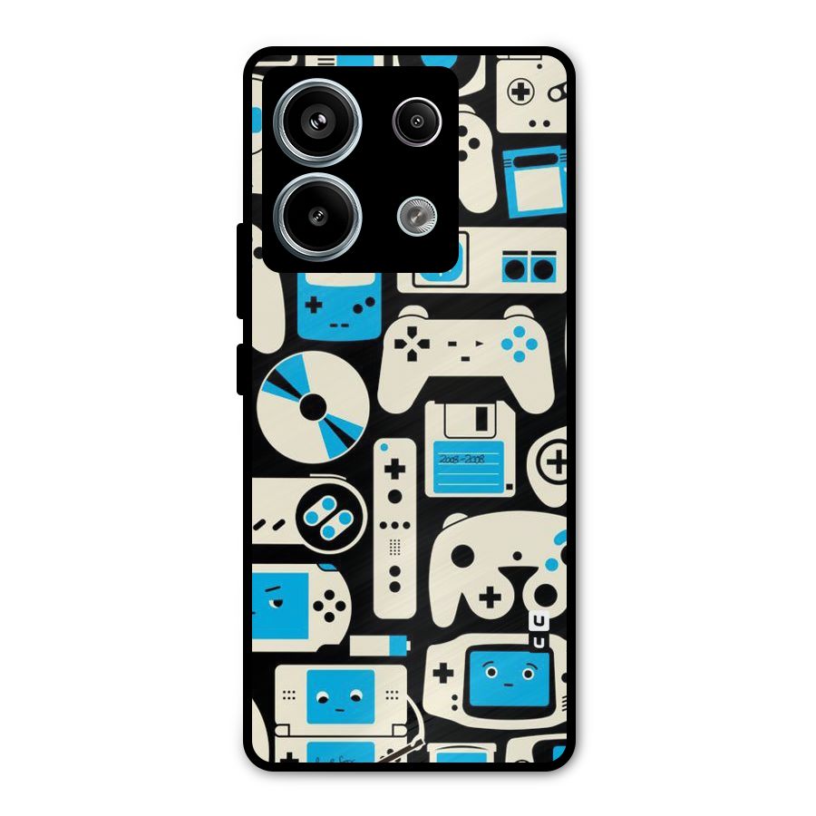 Gamers Metal Back Case for Redmi Note 13 Pro 5G