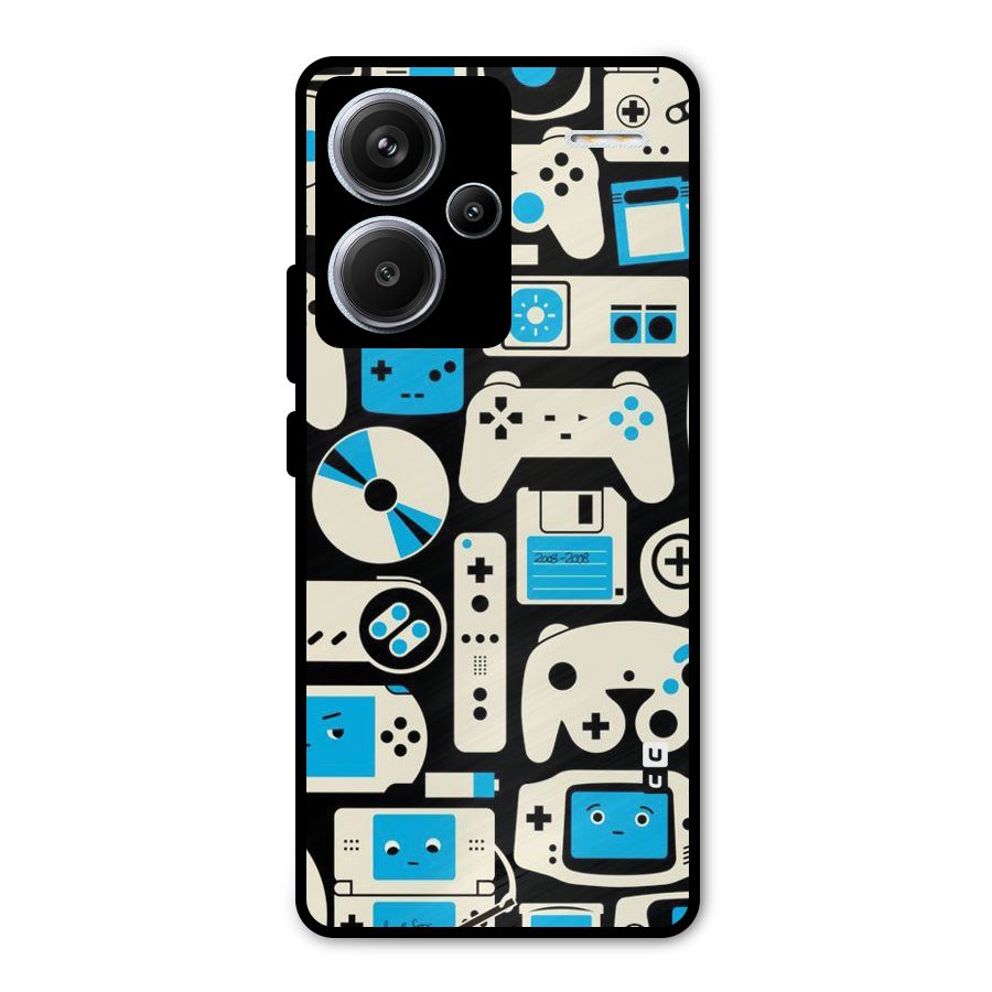 Gamers Metal Back Case for Redmi Note 13 Pro Plus