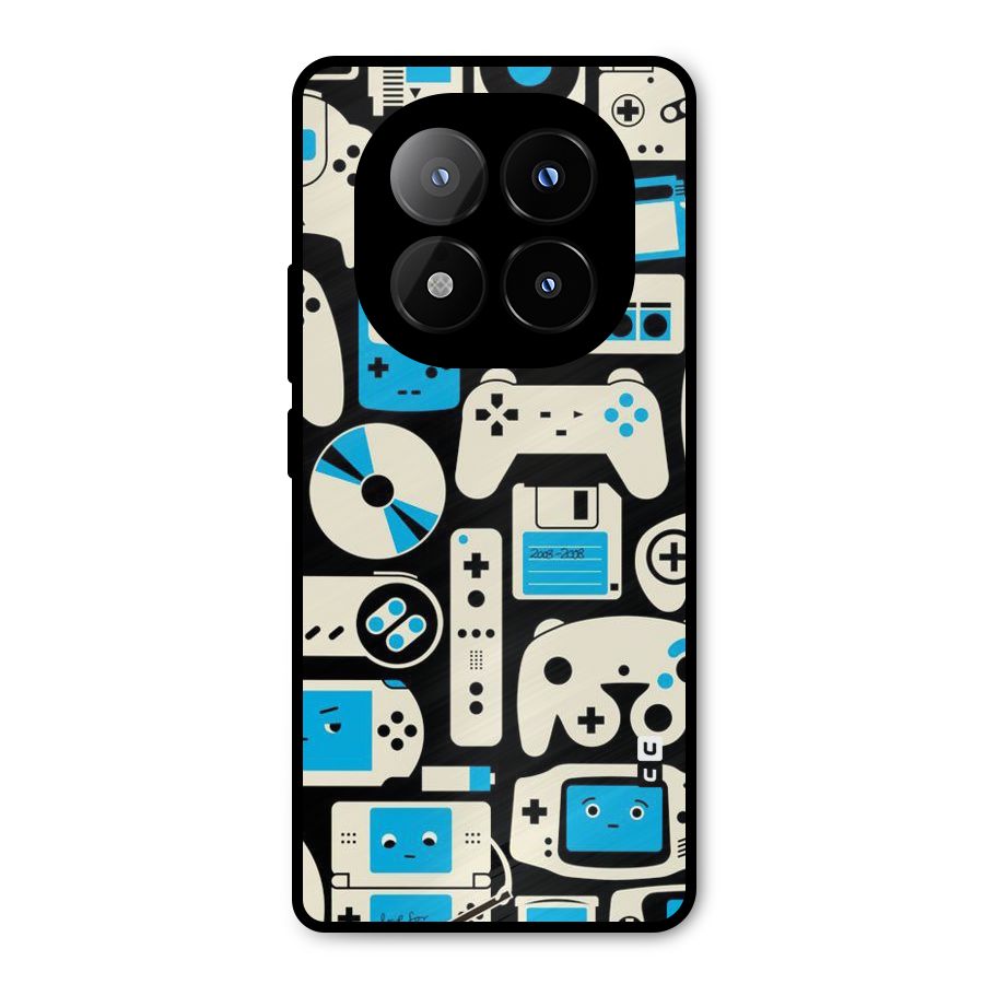 Gamers Metal Back Case for Redmi Note 14 Pro Plus 5G