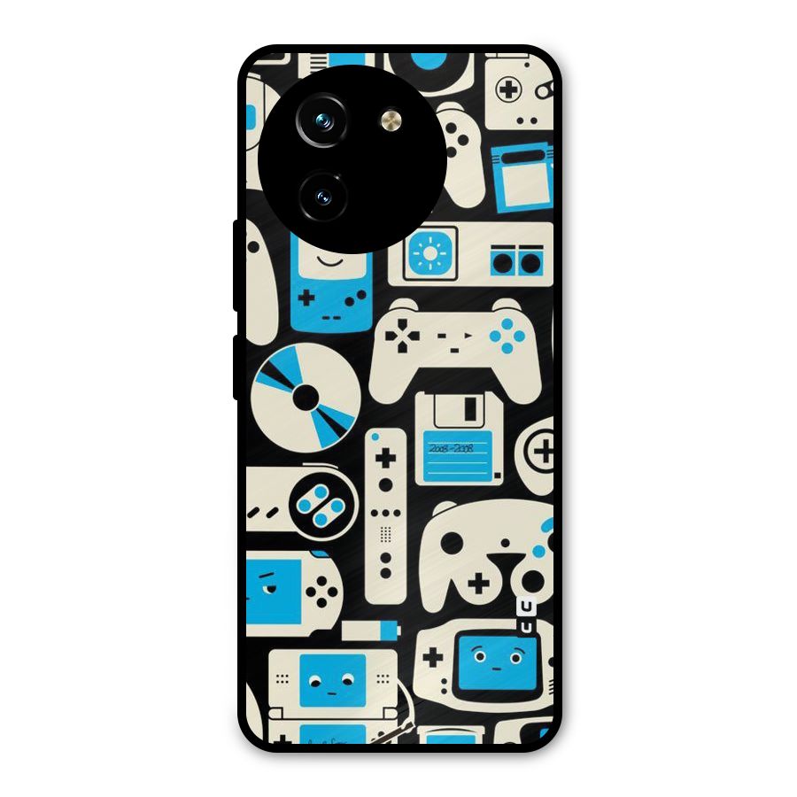 Gamers Metal Back Case for Vivo T3x