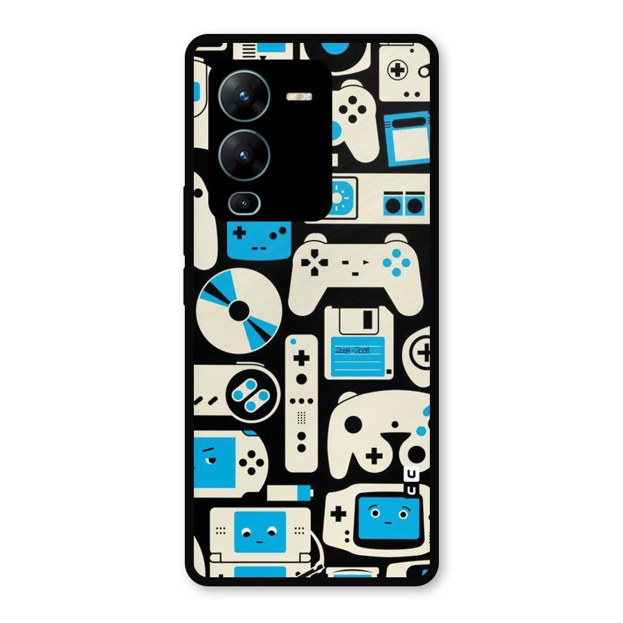 Gamers Metal Back Case for Vivo V25 Pro
