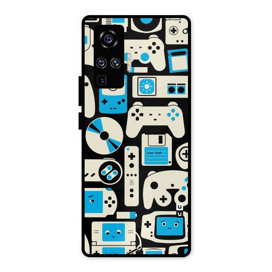 Gamers Metal Back Case for Vivo X50 Pro