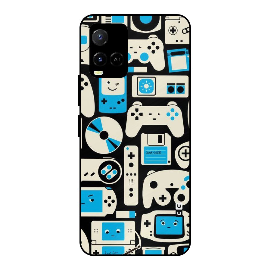 Gamers Metal Back Case for Vivo Y21T