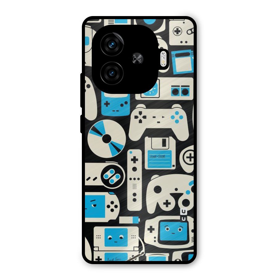 Gamers Metal Back Case for iQOO Z9 Turbo