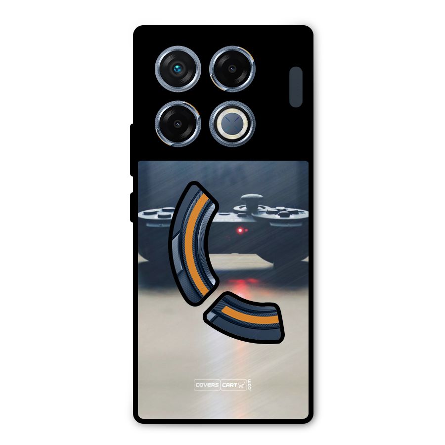 Gaming Console Metal Back Case for Infinix GT 20 Pro