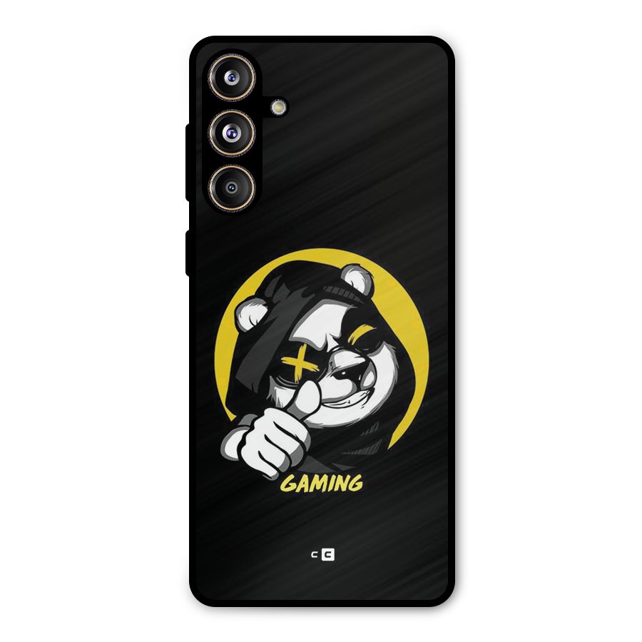 Gaming Panda Metal Back Case for Galaxy F55