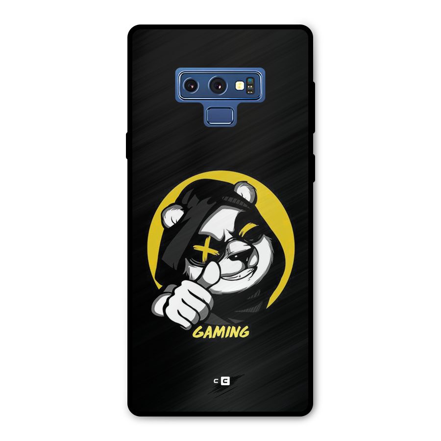 Gaming Panda Metal Back Case for Galaxy Note 9