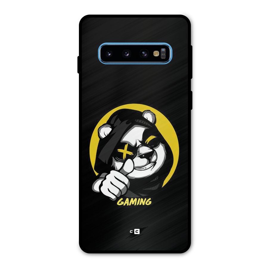 Gaming Panda Metal Back Case for Galaxy S10