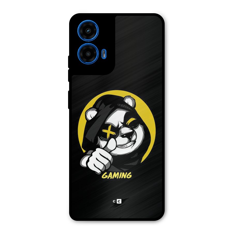 Gaming Panda Metal Back Case for Moto G45