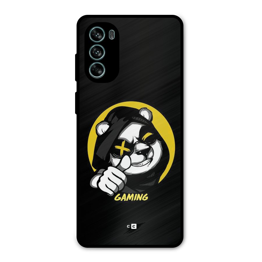 Gaming Panda Metal Back Case for Moto G62