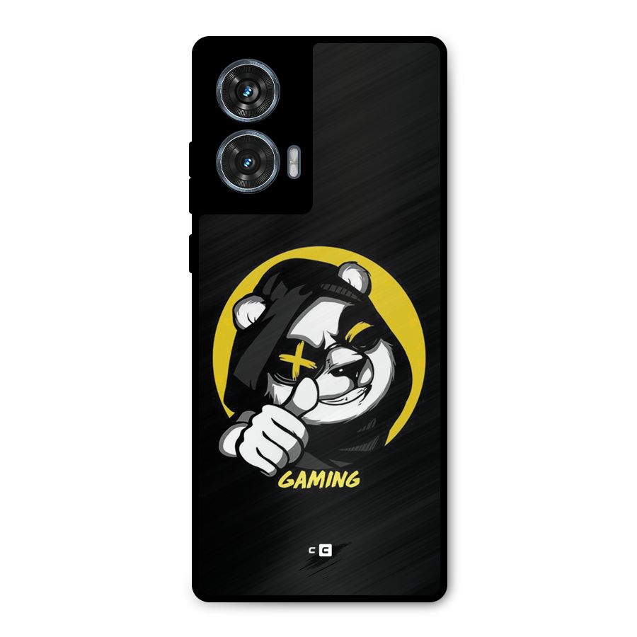 Gaming Panda Metal Back Case for Motorola Edge 50 Fusion