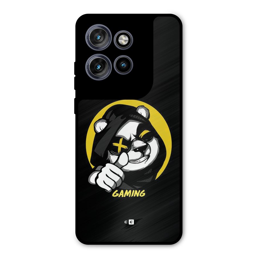 Gaming Panda Metal Back Case for Motorola Edge 50 Neo