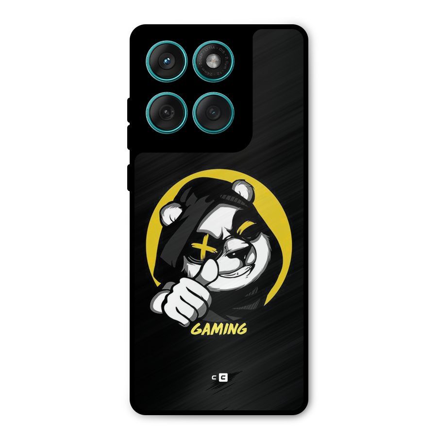 Gaming Panda Metal Back Case for Motorola Edge 60 Fusion
