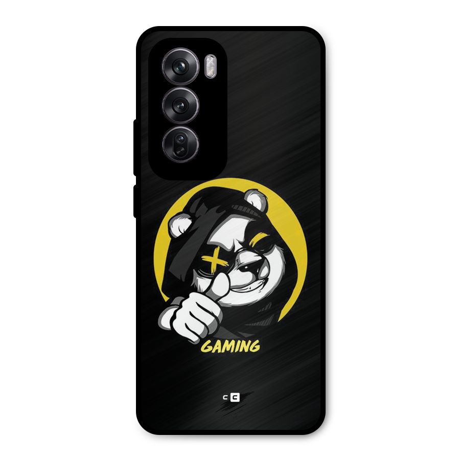 Gaming Panda Metal Back Case for Oppo Reno12 Pro