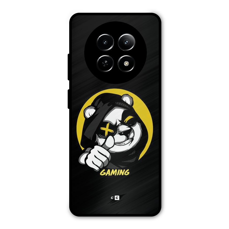 Gaming Panda Metal Back Case for Realme Narzo 70x 5G