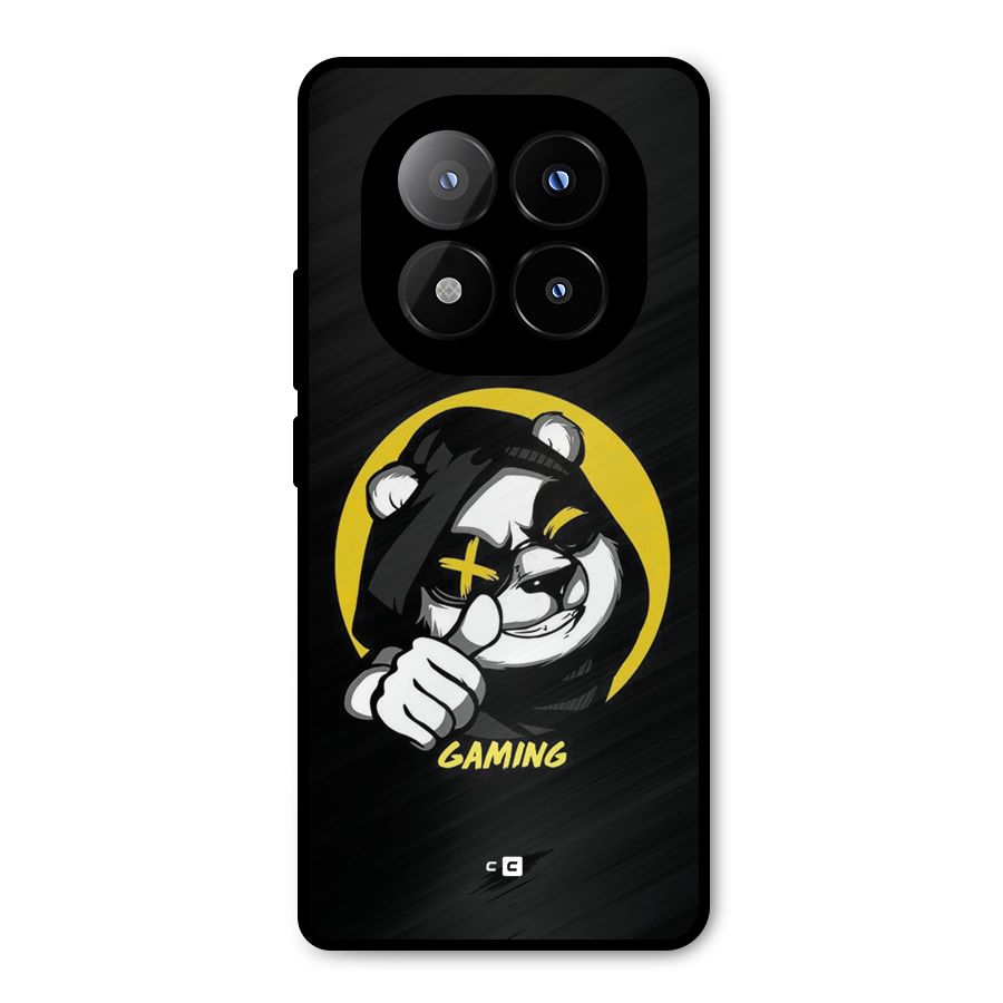 Gaming Panda Metal Back Case for Redmi Note 14 Pro Plus 5G