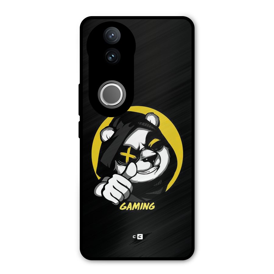 Gaming Panda Metal Back Case for Vivo V50e