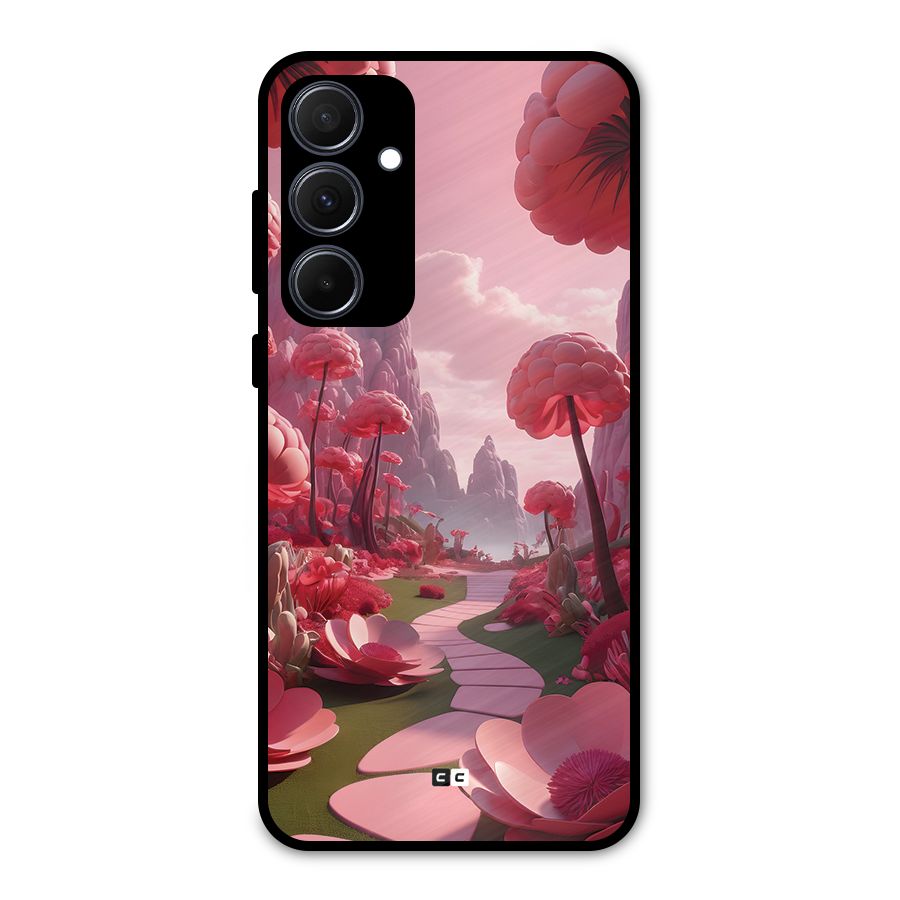 Garden Of Love Metal Back Case for Galaxy A35