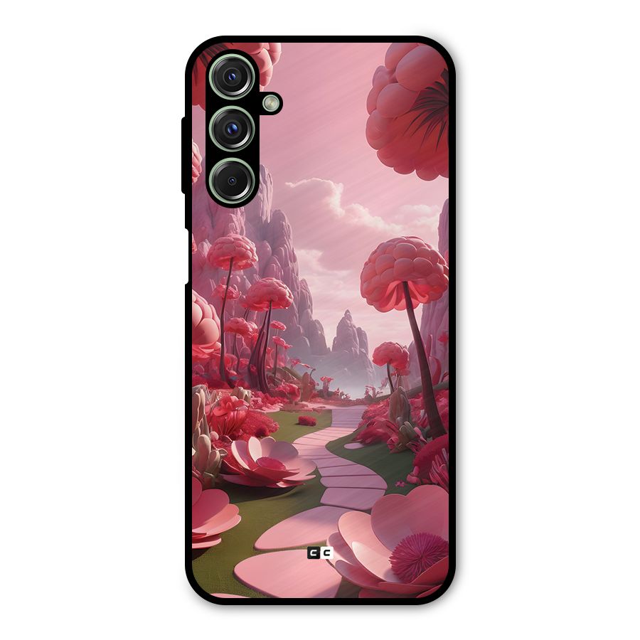 Garden Of Love Metal Back Case for Galaxy F34