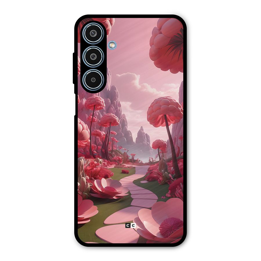 Garden Of Love Metal Back Case for Galaxy M35