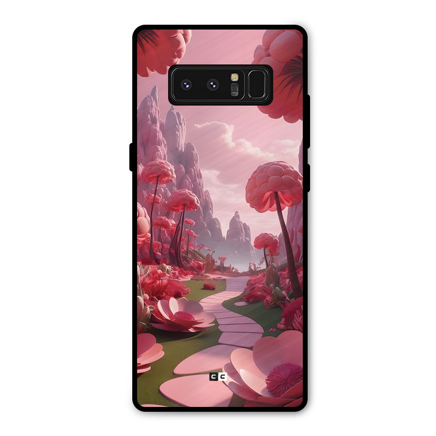 Garden Of Love Metal Back Case for Galaxy Note 8