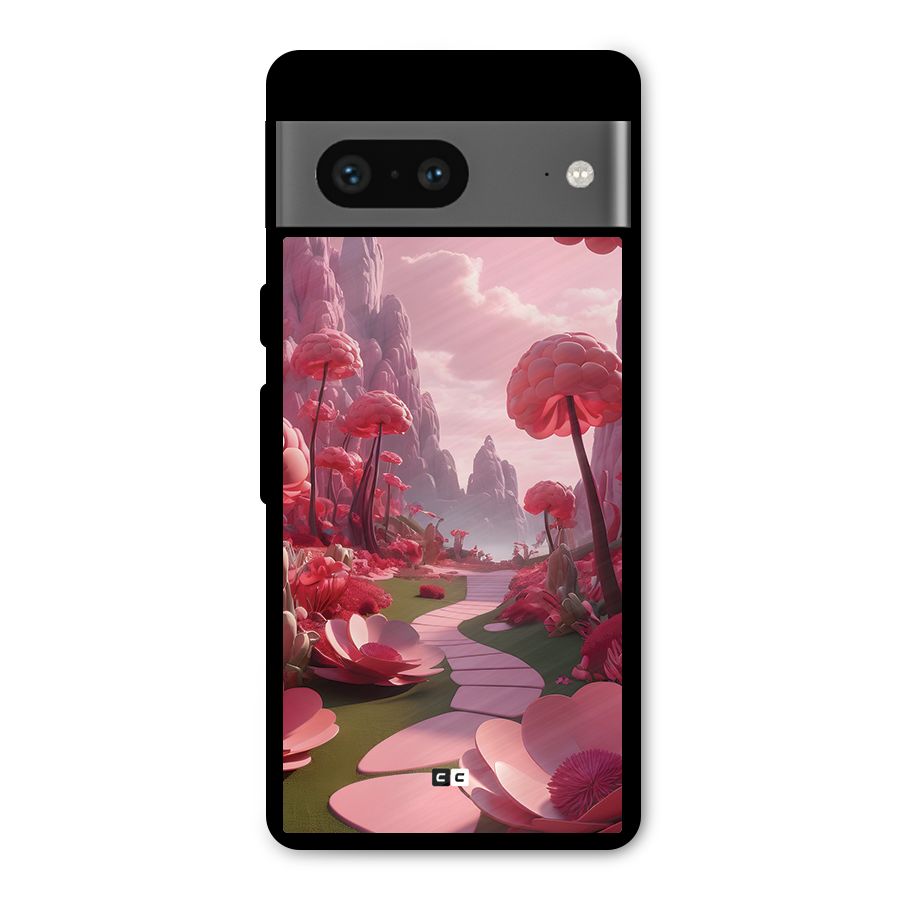 Garden Of Love Metal Back Case for Google Pixel 7