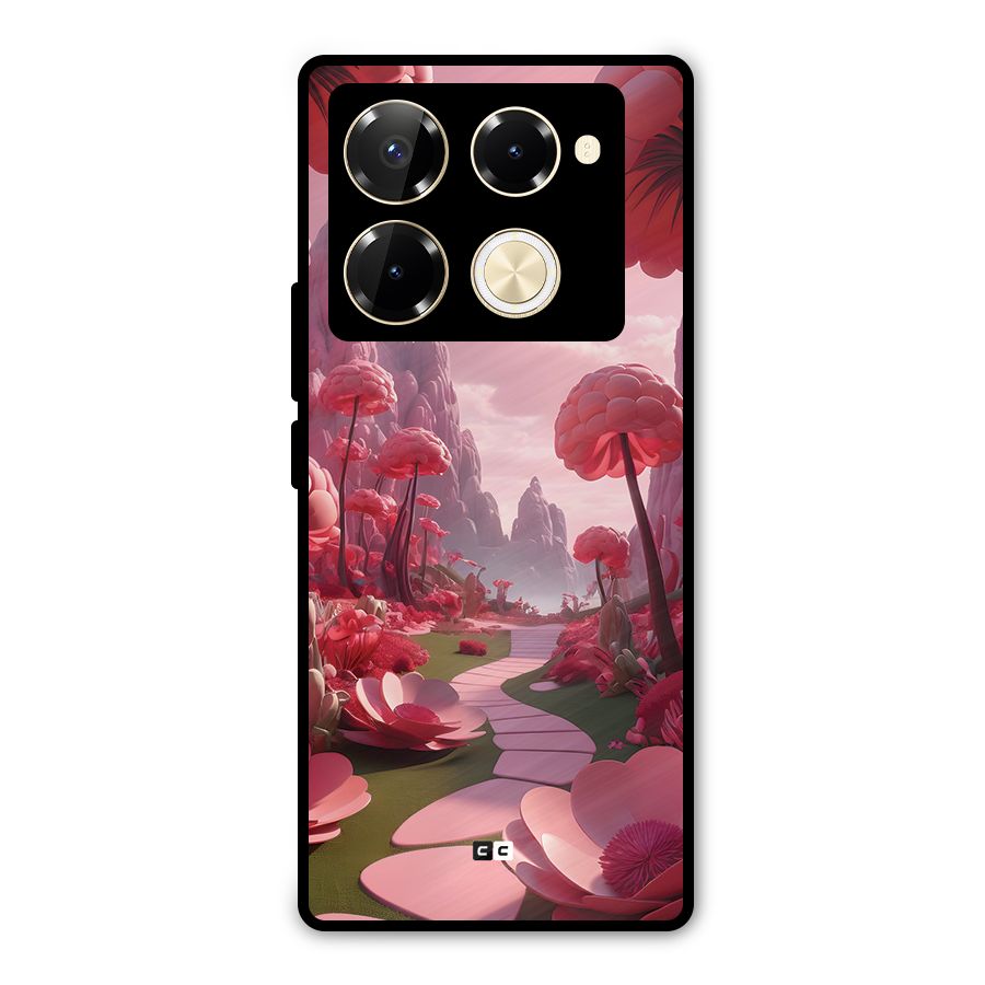 Garden Of Love Metal Back Case for Infinix Note 40 Pro Plus