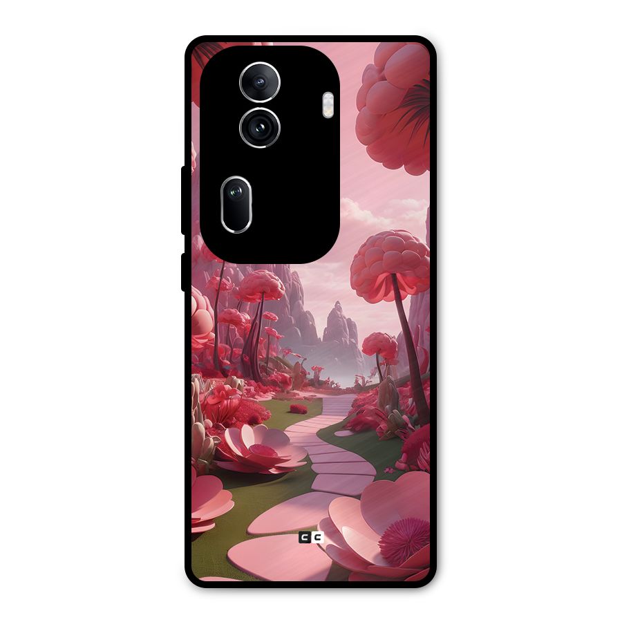 Garden Of Love Metal Back Case for Oppo Reno11 Pro 5G