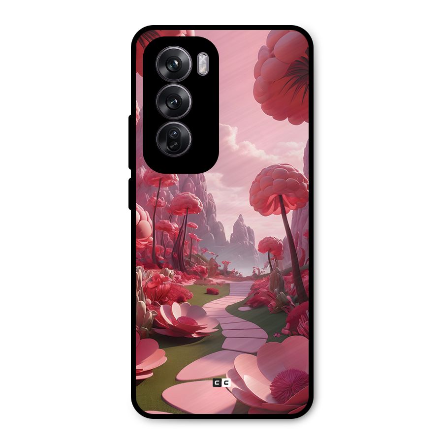Garden Of Love Metal Back Case for Oppo Reno12 Pro
