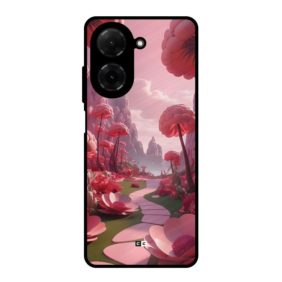 Garden Of Love Metal Back Case for Redmi A5 4G