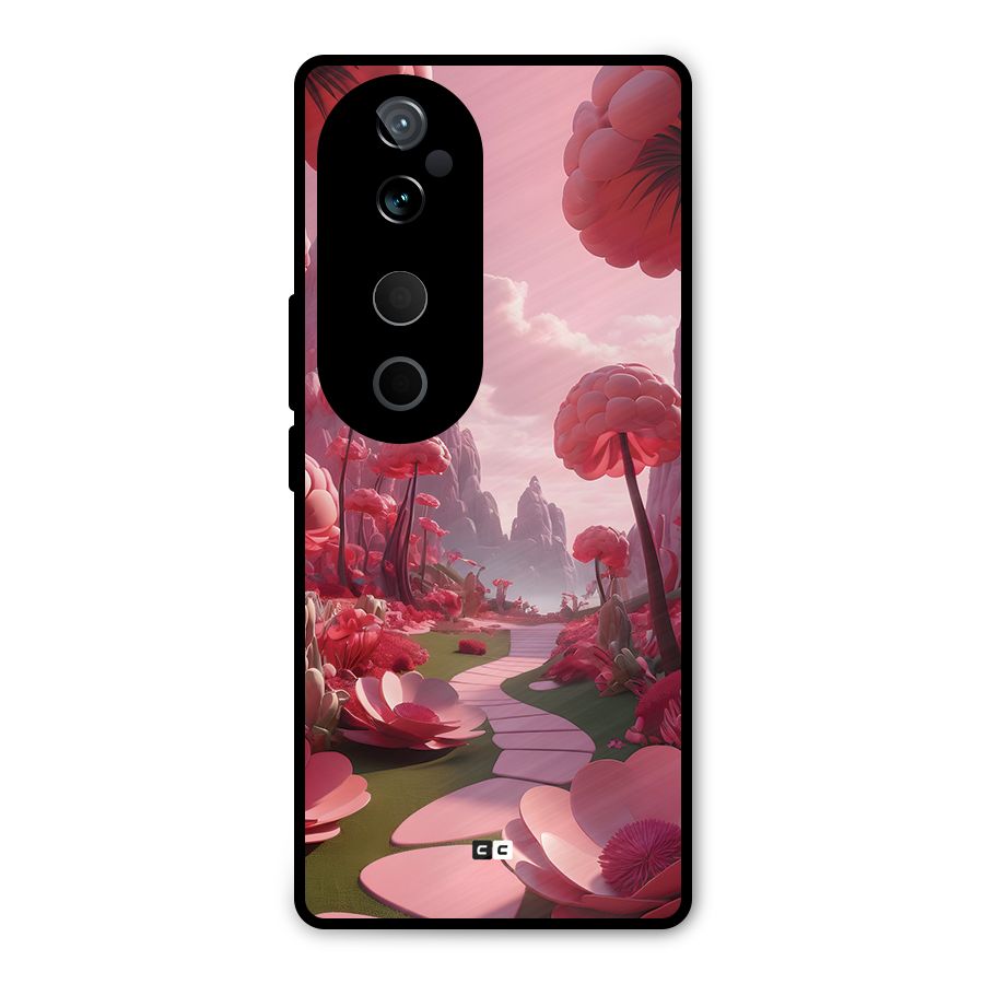 Garden Of Love Metal Back Case for Vivo T3 Ultra