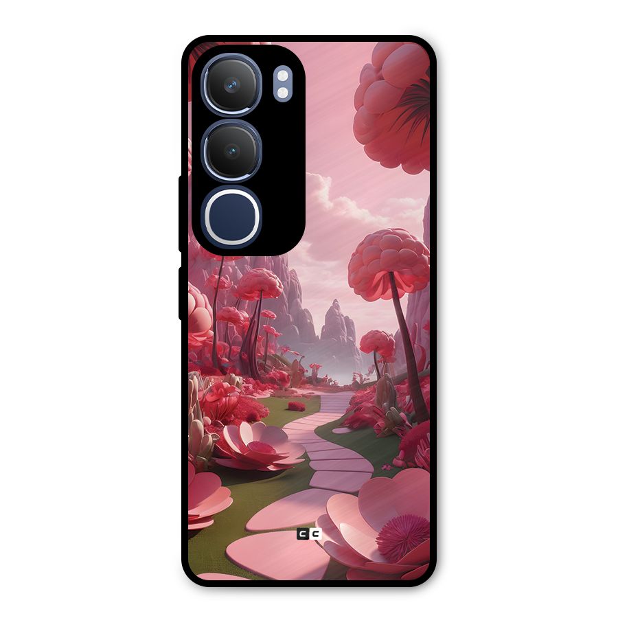Garden Of Love Metal Back Case for Vivo Y29